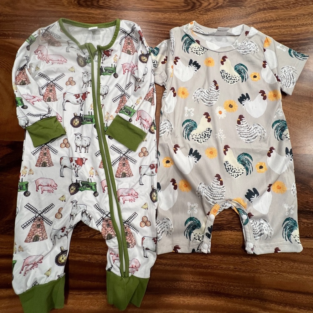 Country theme baby outfits